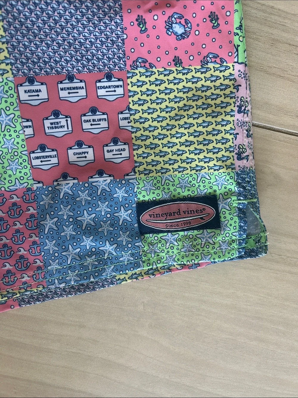 Patchwork Multicolor Boy’s Swim Trunks